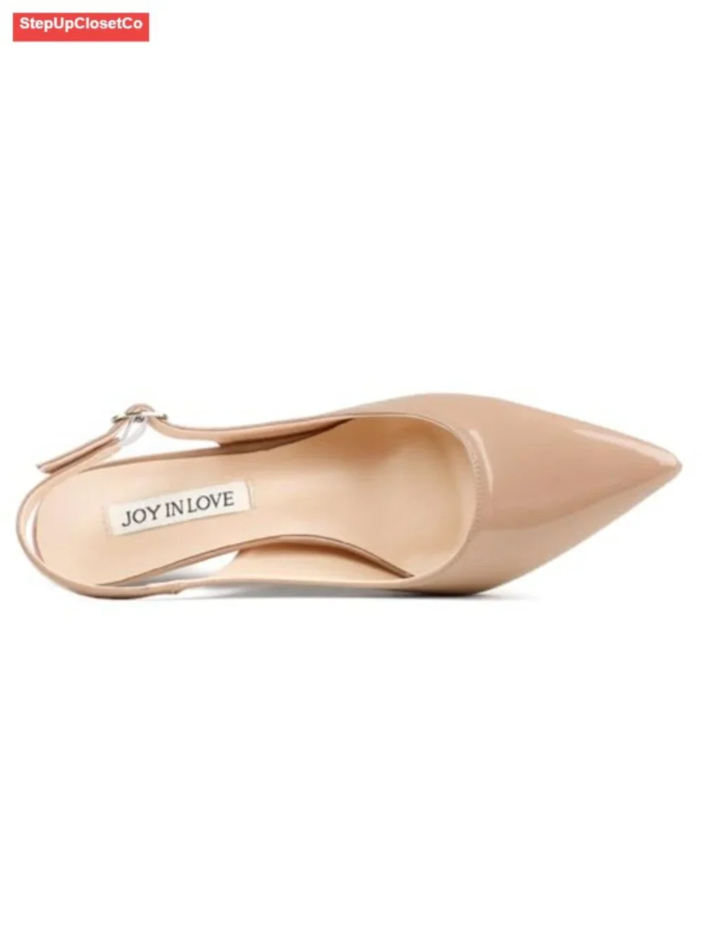 Kitten Heels Slingback Pumps for Women Closed Pointed Toe Dress Shoes 2.5 Inch